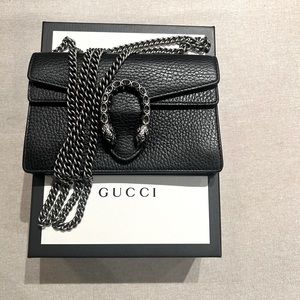 GUCCI DIONYSUS LEATHER MINI CROSSBODY BAG